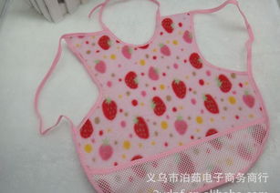 嬰幼兒棉質(zhì)圍兜批發(fā) 2元親民價格，防污防水實用之選